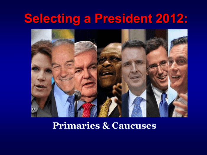 Primaries caucus difference ofy