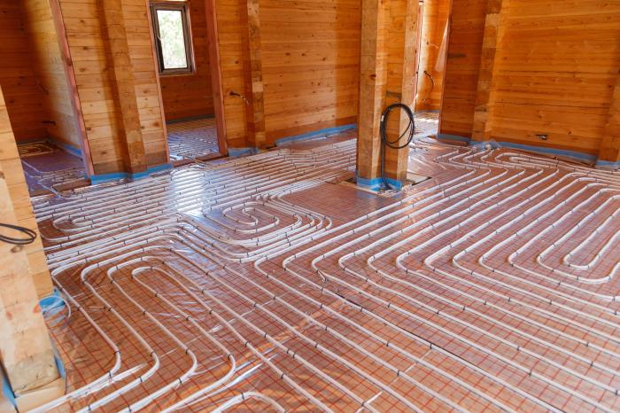 Radiant floor heating systems typically operate at temperatures of: